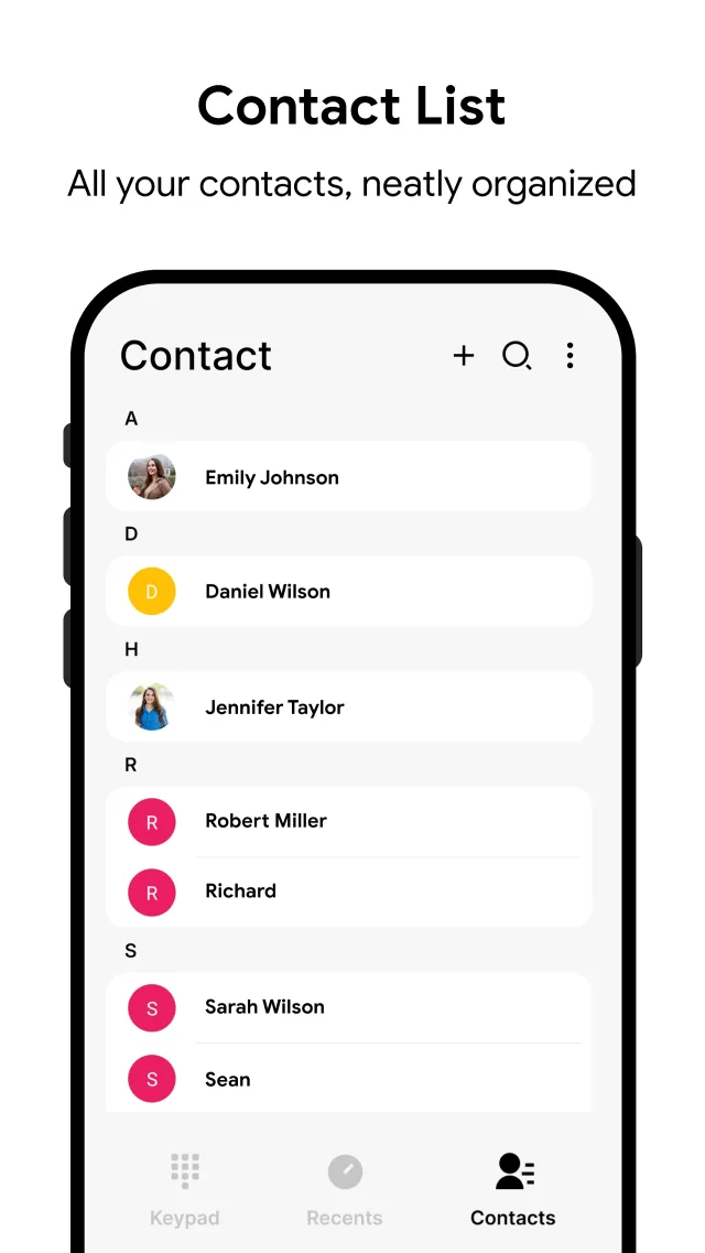 Contacts - Caller ID & Spam - Screen 1