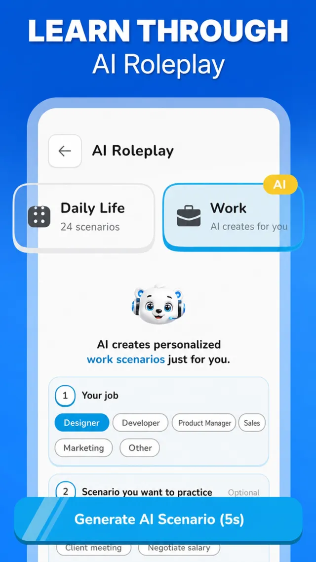 Lurnia: Learn Language with AI - Screen 4