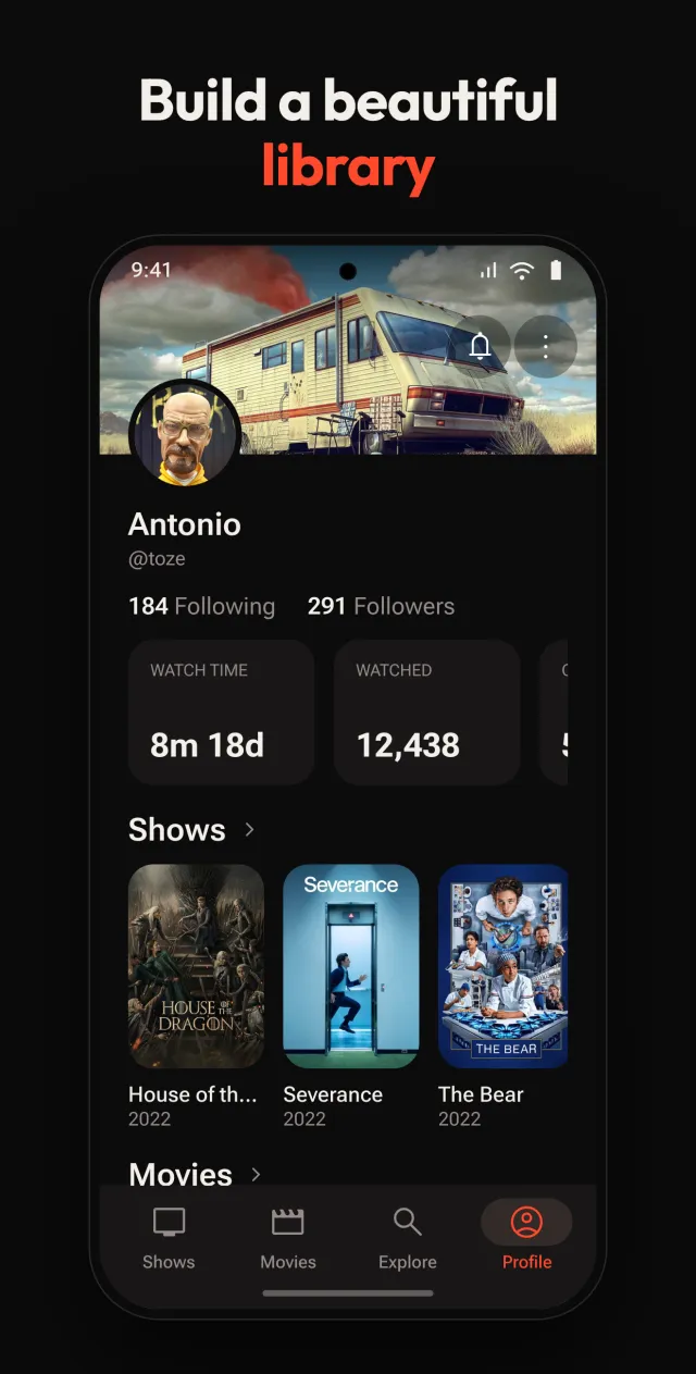 Bingers: TV & Movie Tracker - Screen 4