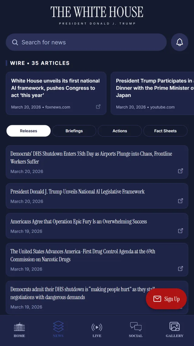 The White House - Screen 2