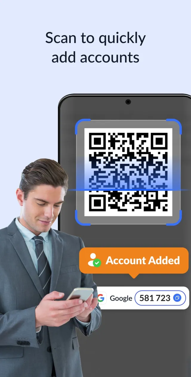 Authenticator App - SafeAuth - Screen 2
