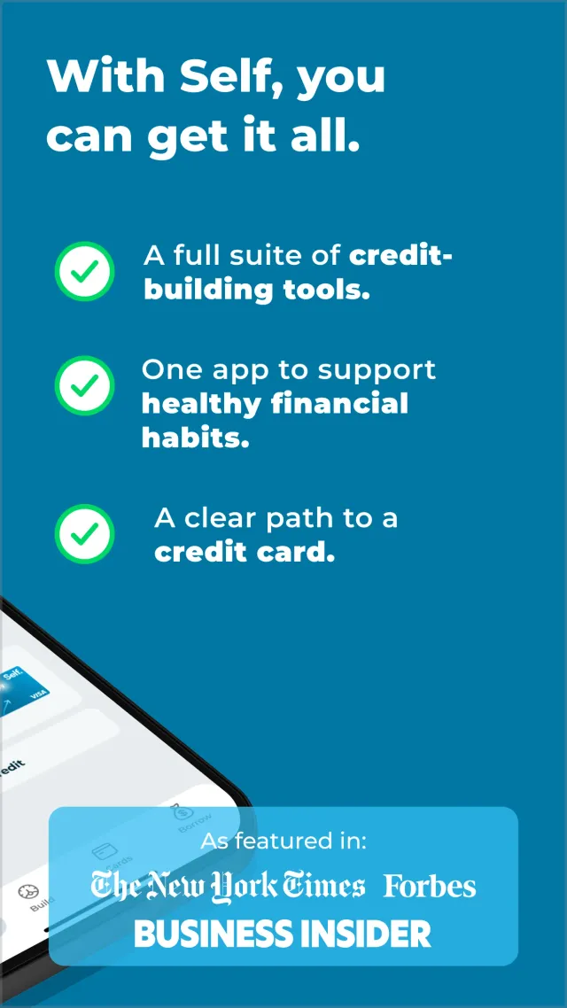 Self - Credit Builder & Cards - Screen 2
