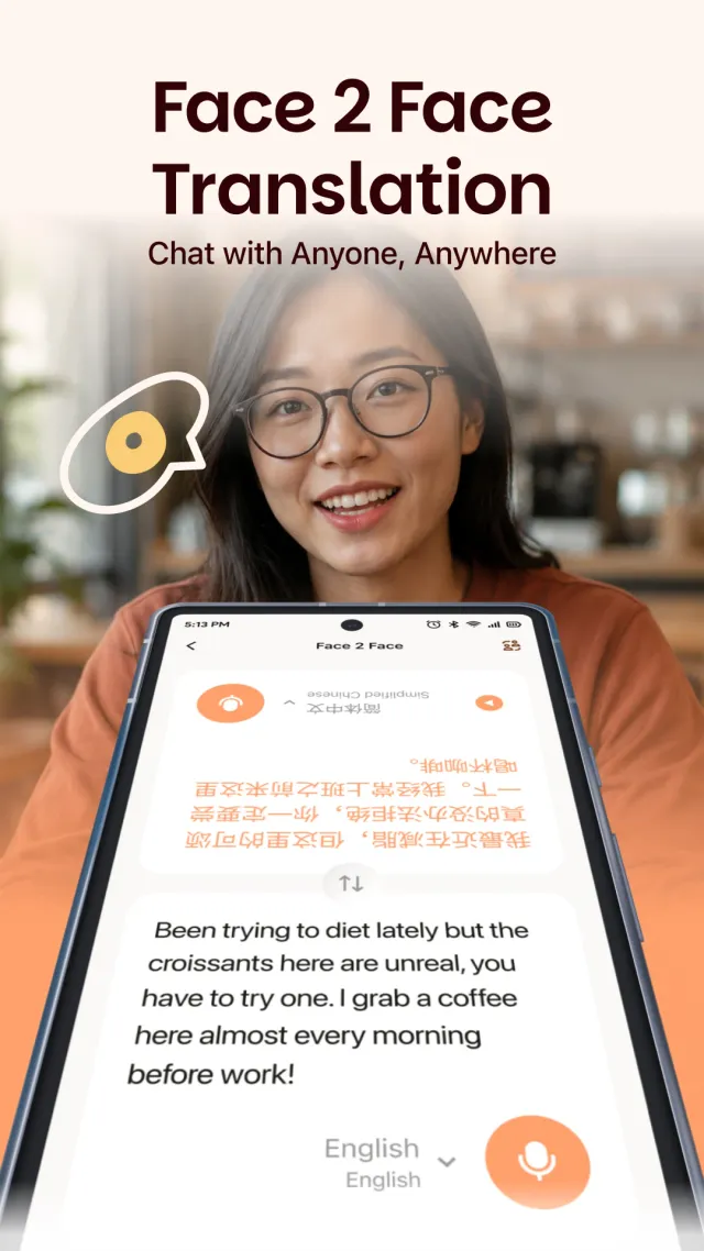 Intent - The Chat translator - Screen 4
