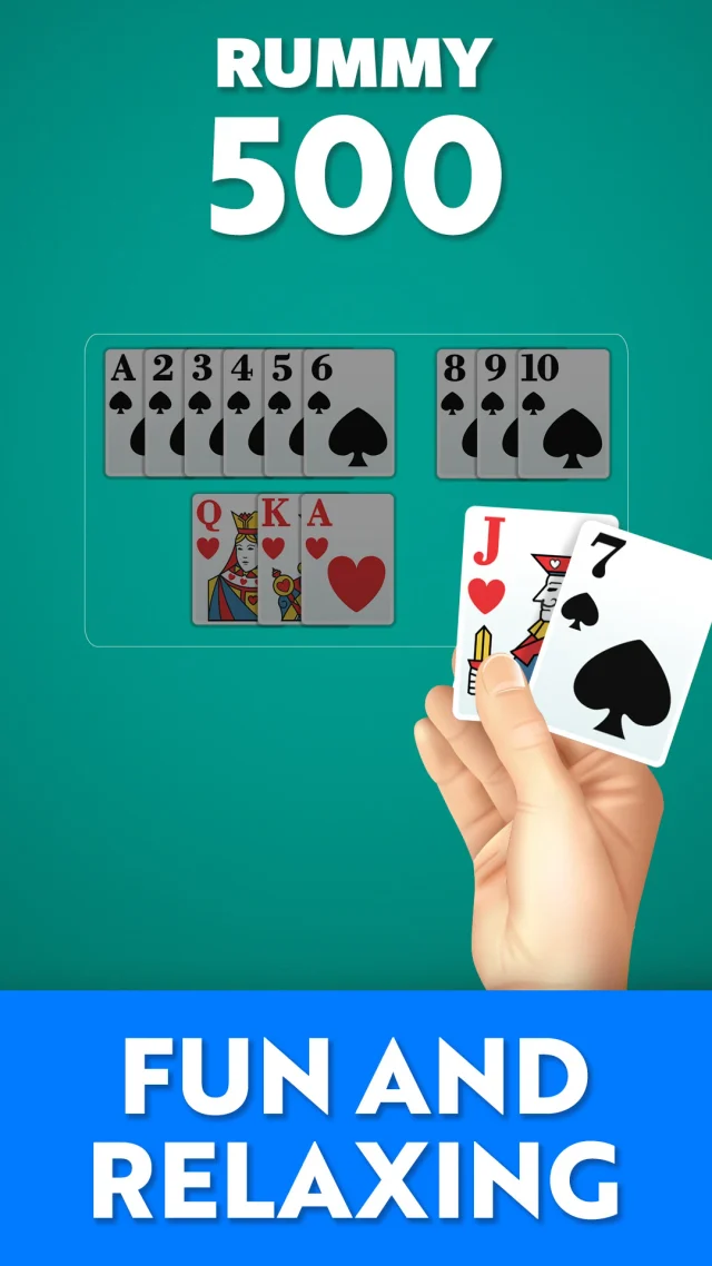 Rummy 500 - Card Game - Screen 4