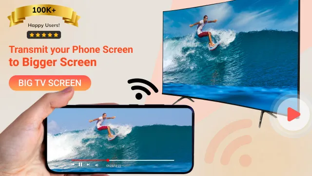 Projector - TV Cast, HD Mirror - Screen 1
