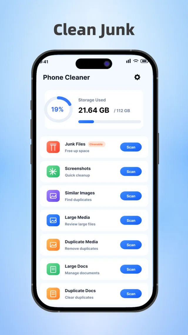 Phone Cleaner - Screen 1