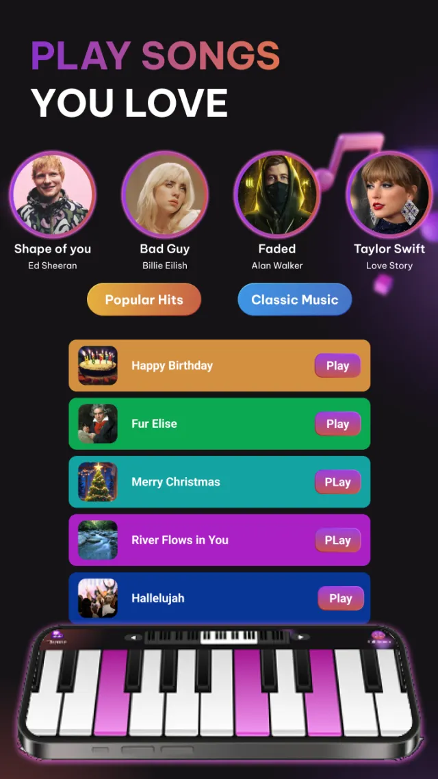 Easy Piano: Learn & Play Songs - Screen 6