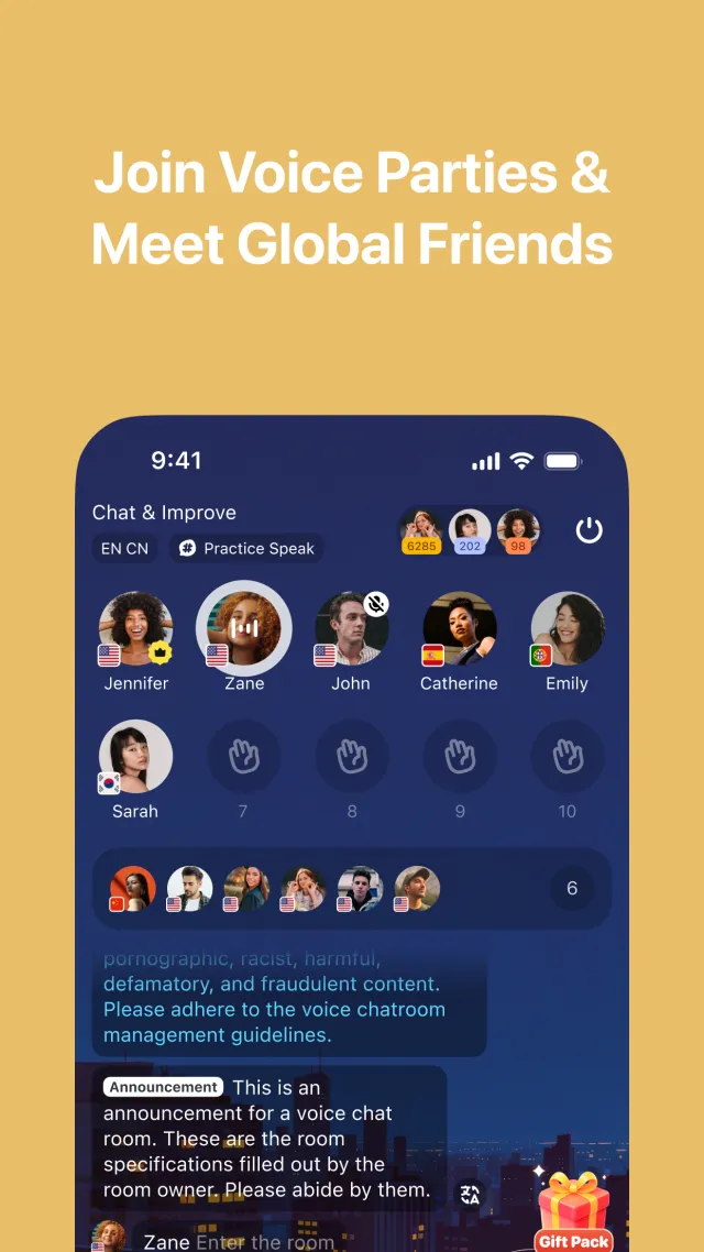 Talkin: Global Friends & Chat - Screen 5