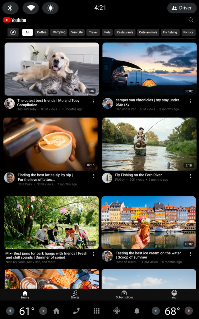 YouTube - Screen 1