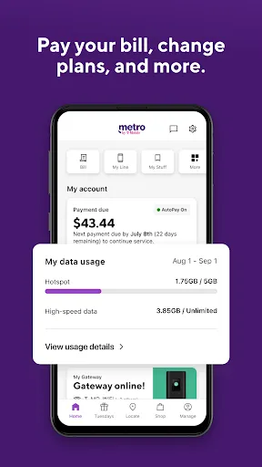myMetro® - Screen 6
