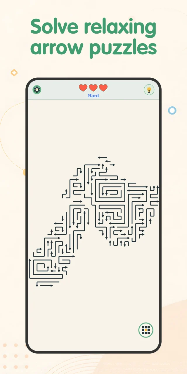 Find the Path: Arrow Clues - Screen 3