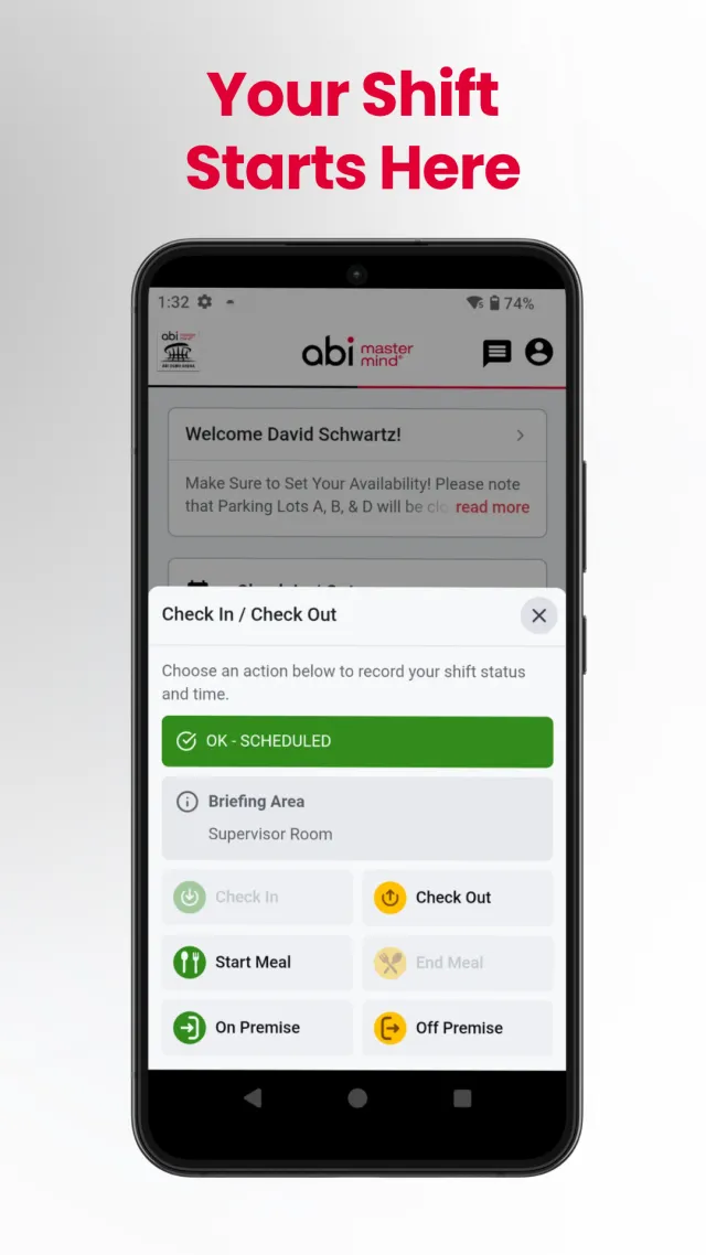 ABI MasterMind - Screen 1
