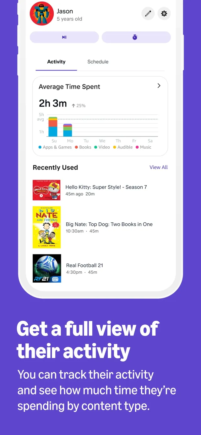 Amazon Kids Parent Dashboard - Screen 3