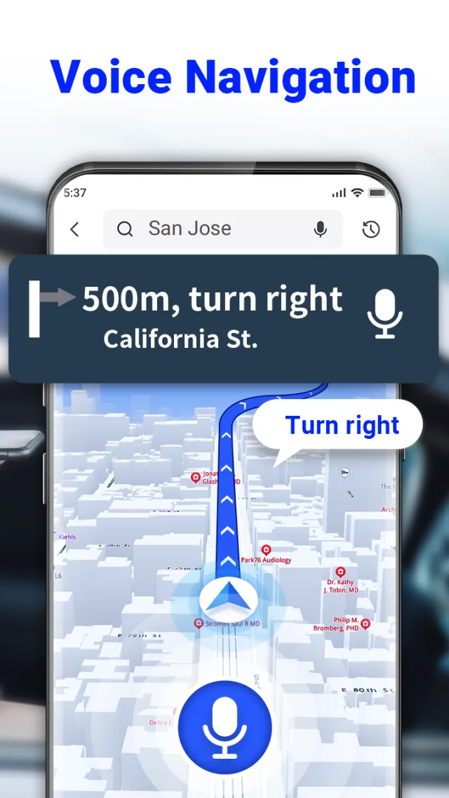 GPS Voice Navigation & Radar - Screen 2