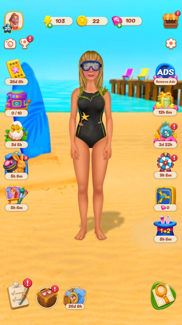 Beach Bliss: Merge Puzzle - Screen 4