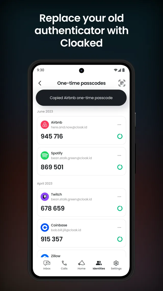 Cloaked: Protect your privacy - Screen 4