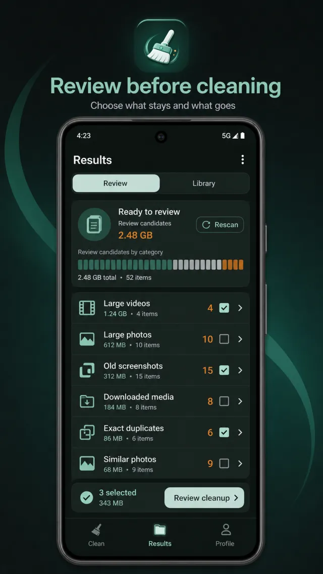 Aurora Clear - Screen 2