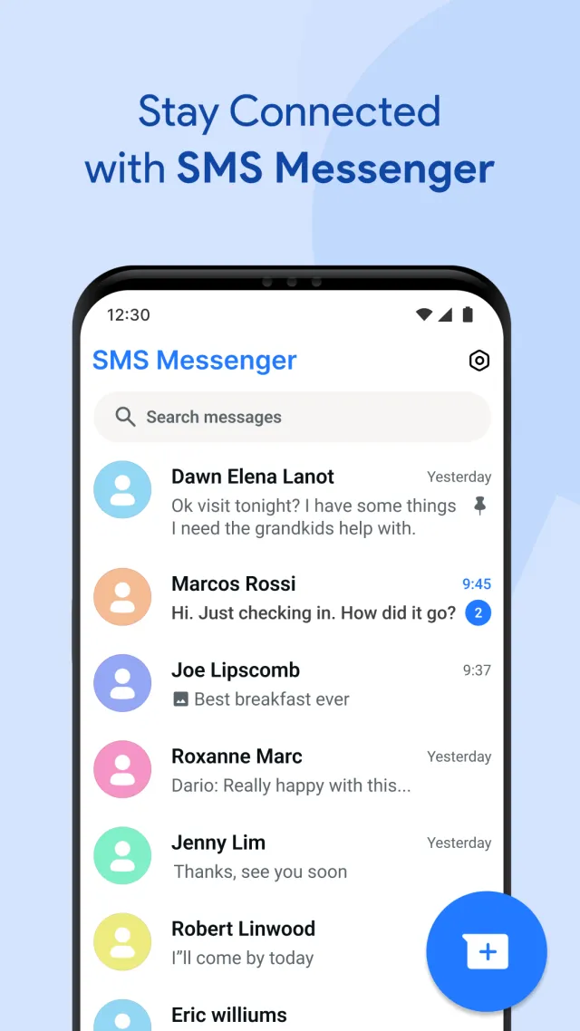 Messages For Android - Screen 1