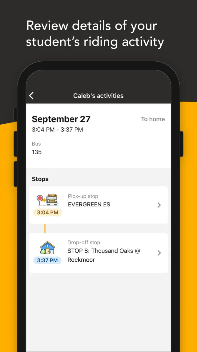 SMART tag™ Parent App - Screen 3
