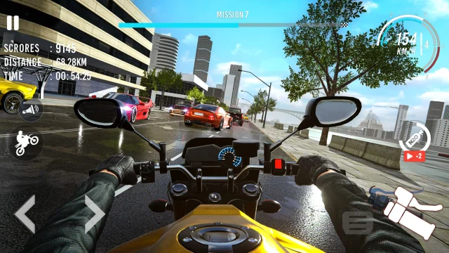 Traffic Bike Rider Rush - Screen 2