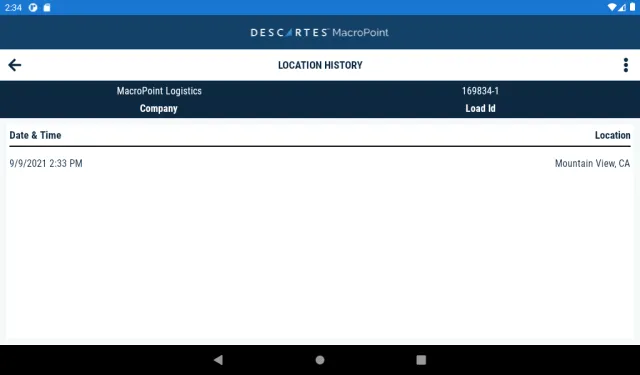 MacroPoint for Truckers - Screen 7