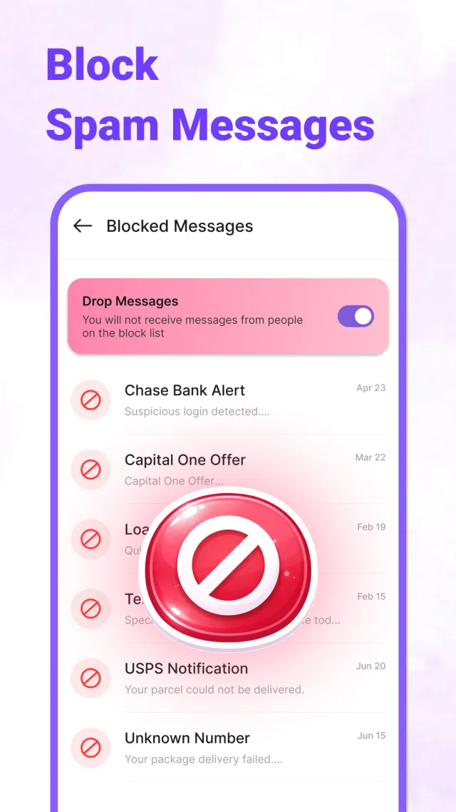 Messages: Text SMS Home - Screen 6