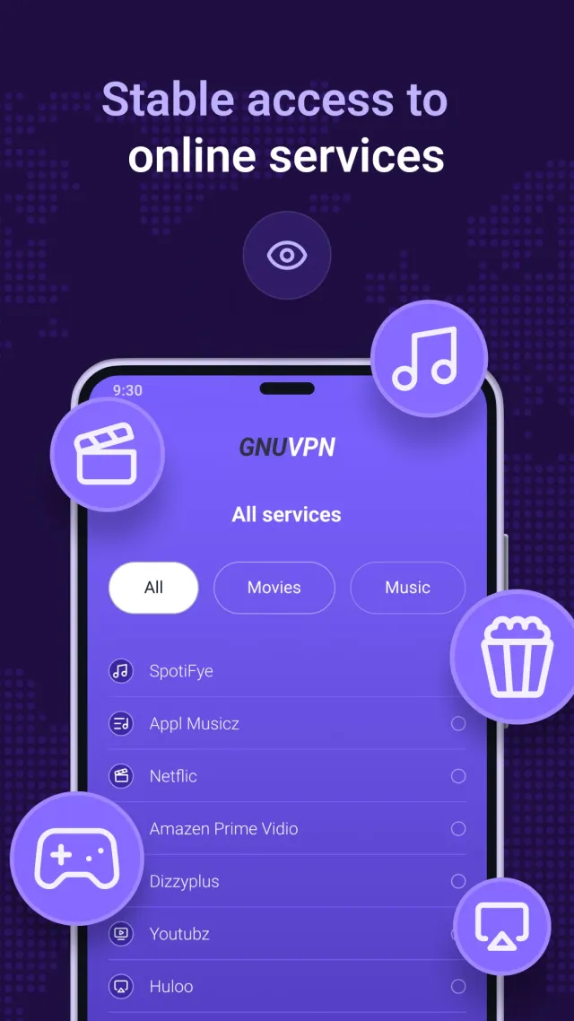 GnuVPN: Super Fast VPN Proxy - Screen 4