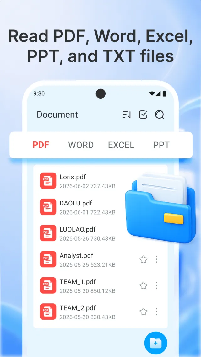 PDF Reader: All Files - Screen 1