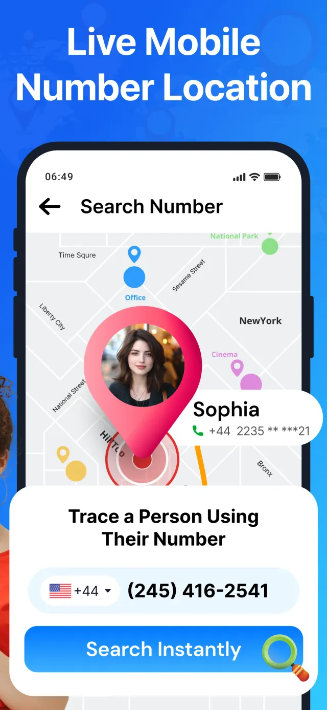 Mobile Number Locator& Tracker - Screen 2