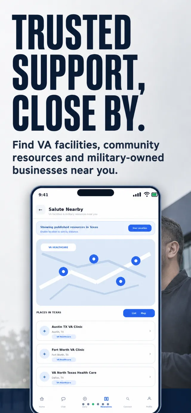 Salute: Military Network - Screen 3