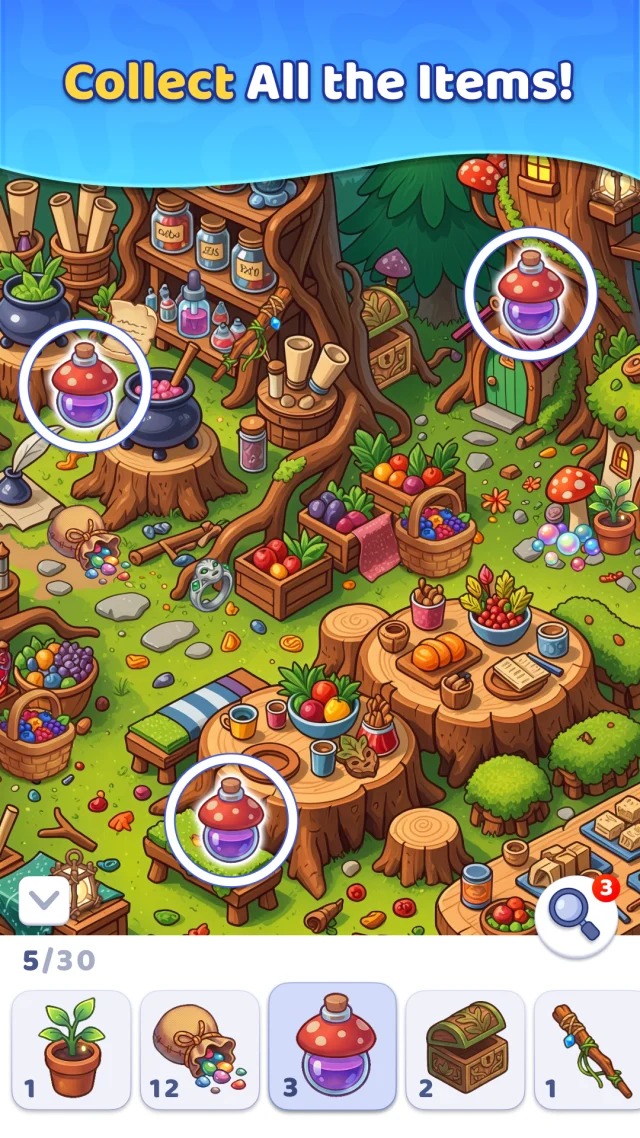 Search It - Hidden Objects - Screen 1
