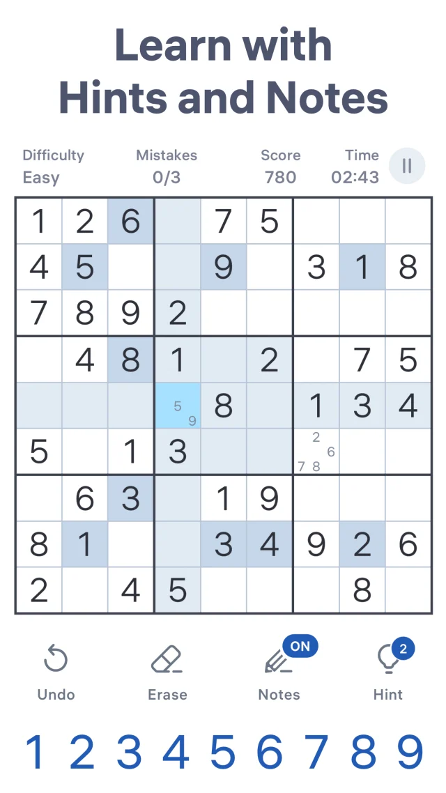 Sudoku.com - Classic Sudoku - Screen 5