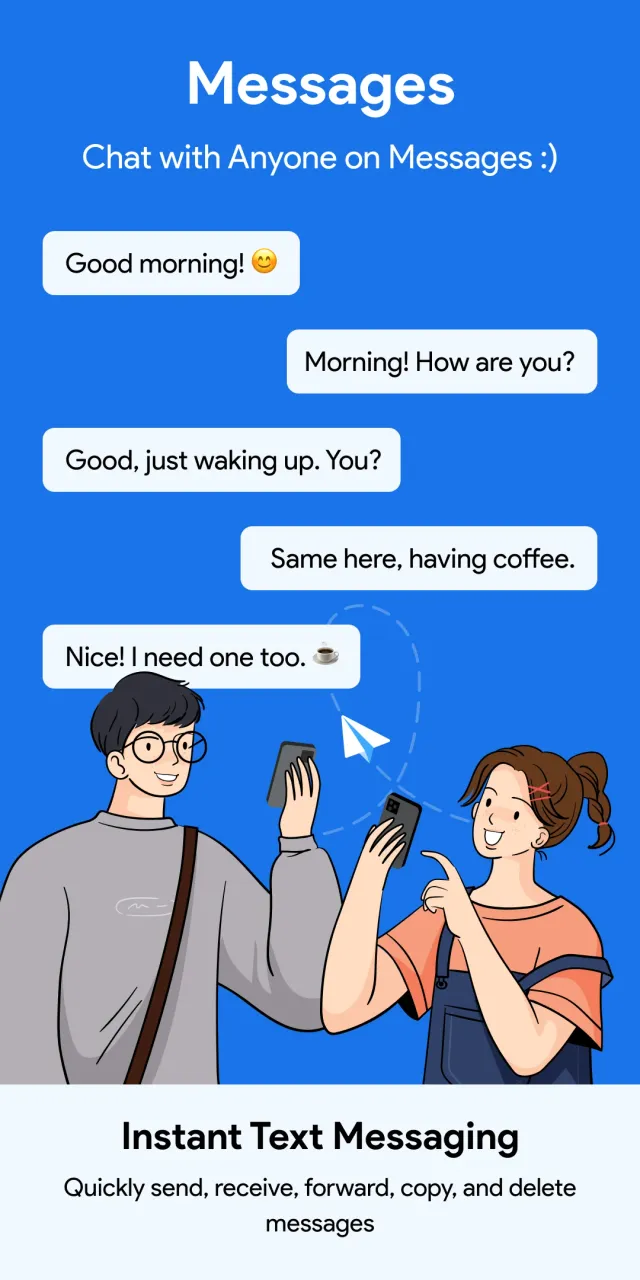 Messages: SMS Texting App - Screen 1