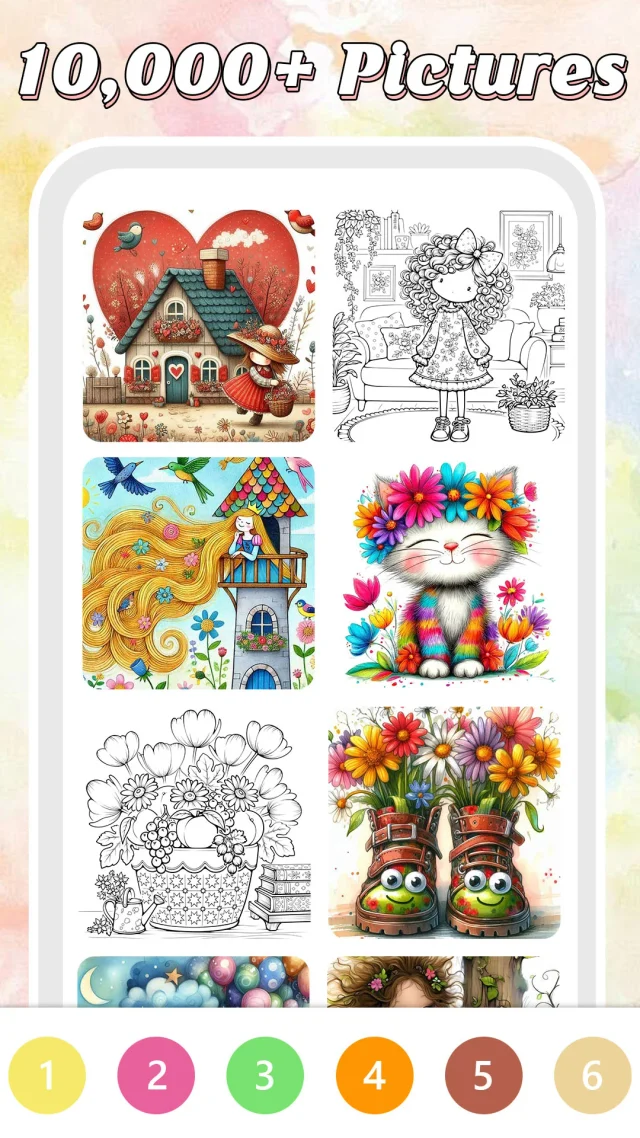 Wonder Tales Coloring Book - Screen 5