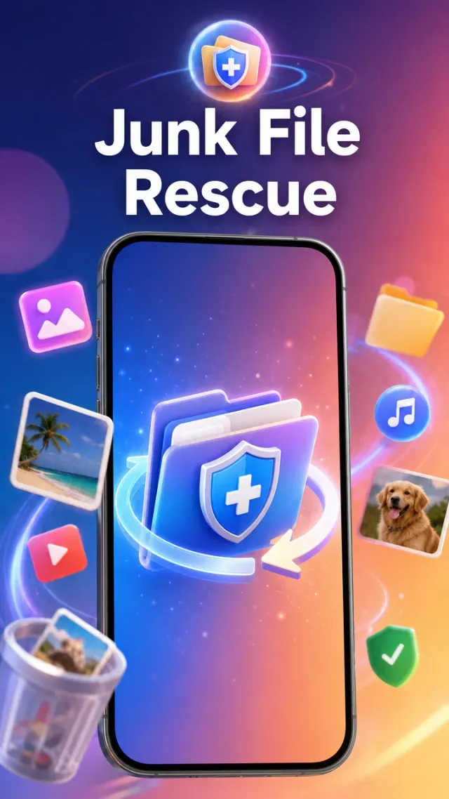 Junk File Rescue - Screen 1