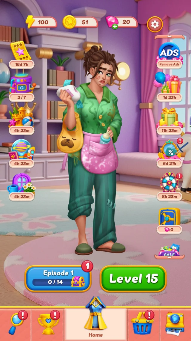 Golden Touch: Merge & Makeover - Screen 1