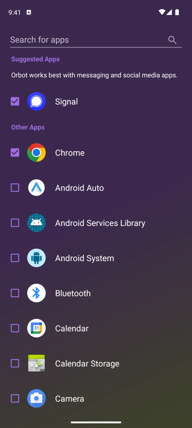 Orbot: Tor for Android - Screen 3