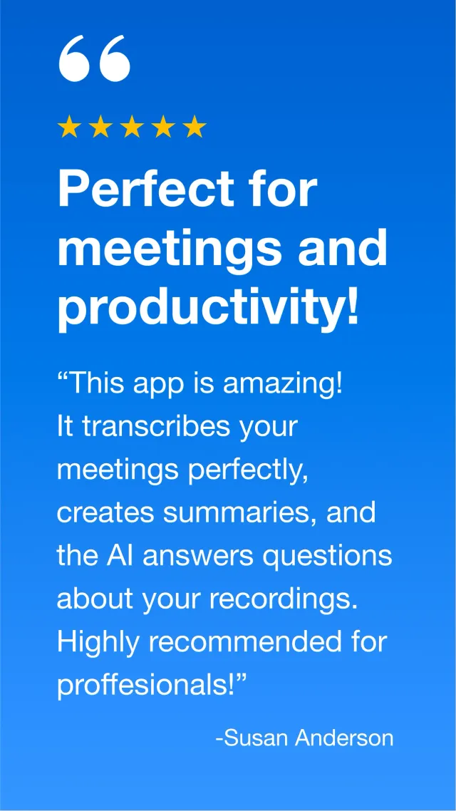 Summary - AI Note Taker - Screen 7