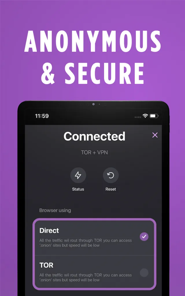 Dark Web Browser : OrNET - Screen 6