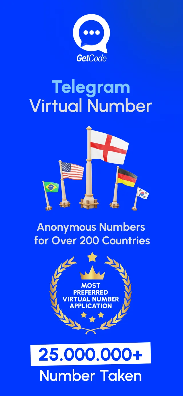 GetCode - Virtual Number SMS - Screen 2