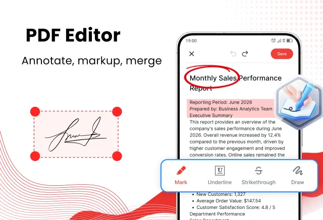 PDF Reader - Edit PDF File - Screen 2
