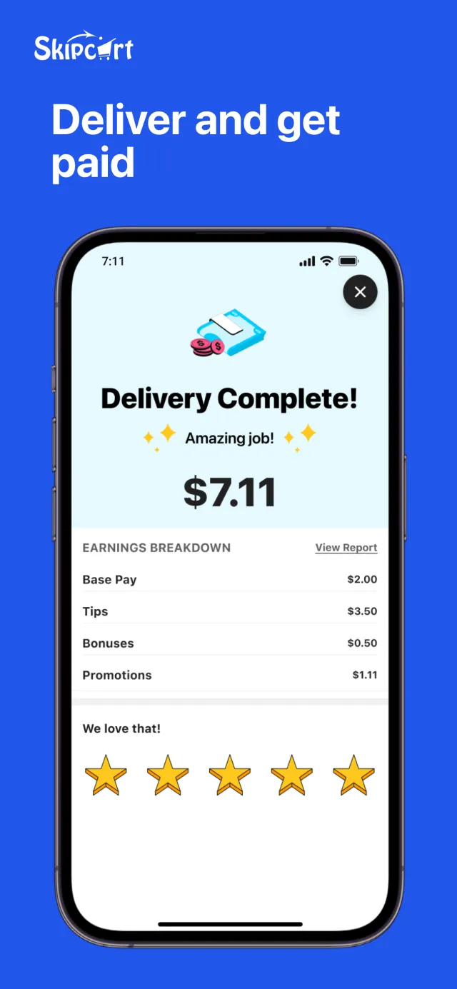 Skipcart: Deliver & Earn Money - Screen 8