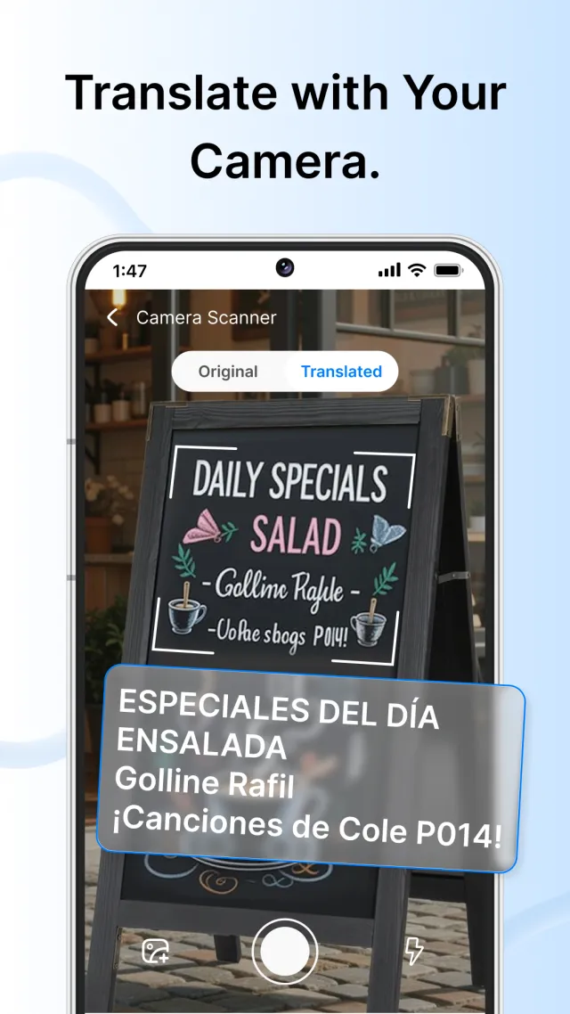 English to Spanish Translator - Screen 3