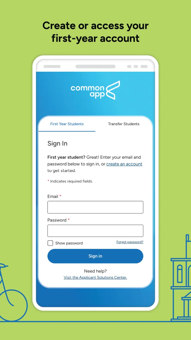 Common App - Screen 2