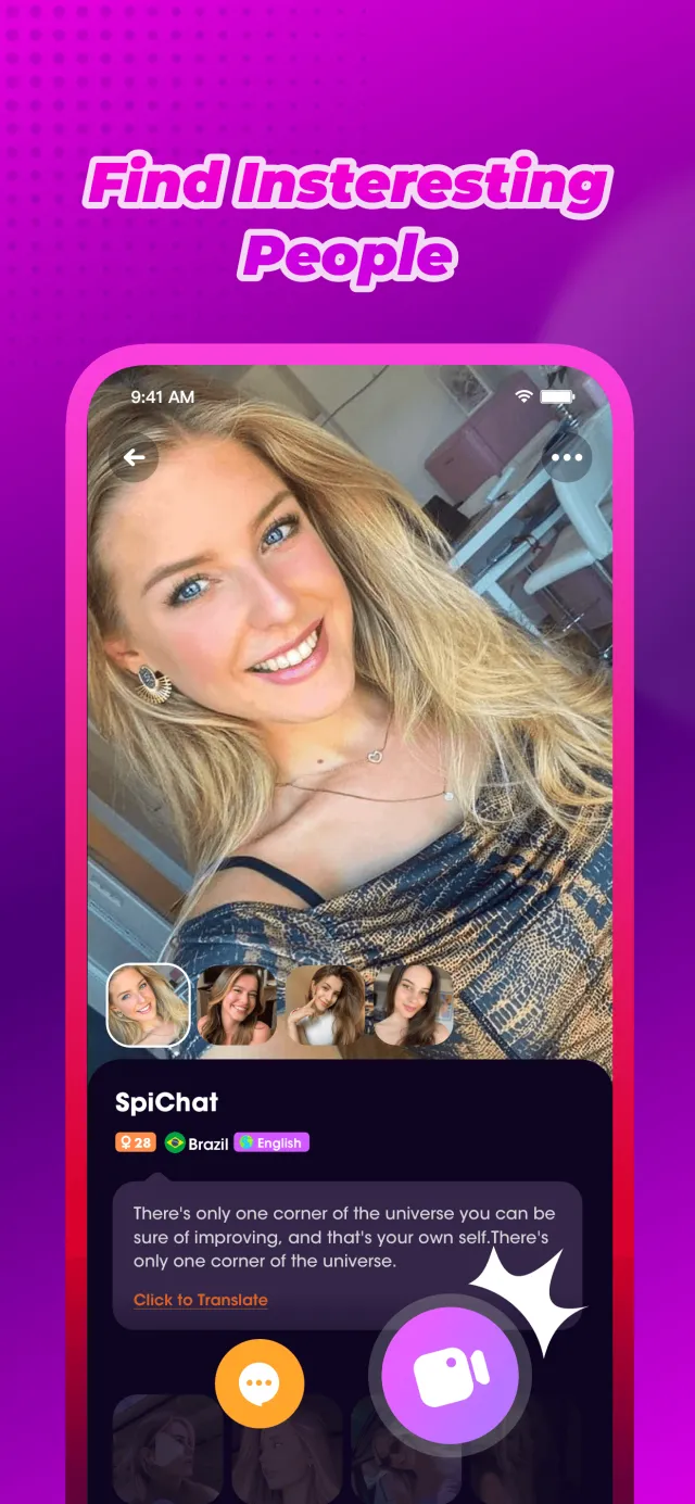 Spichat - Video Chat&Call - Screen 4