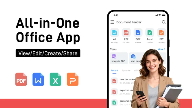 Document Reader - PDF Editor - Screen 1