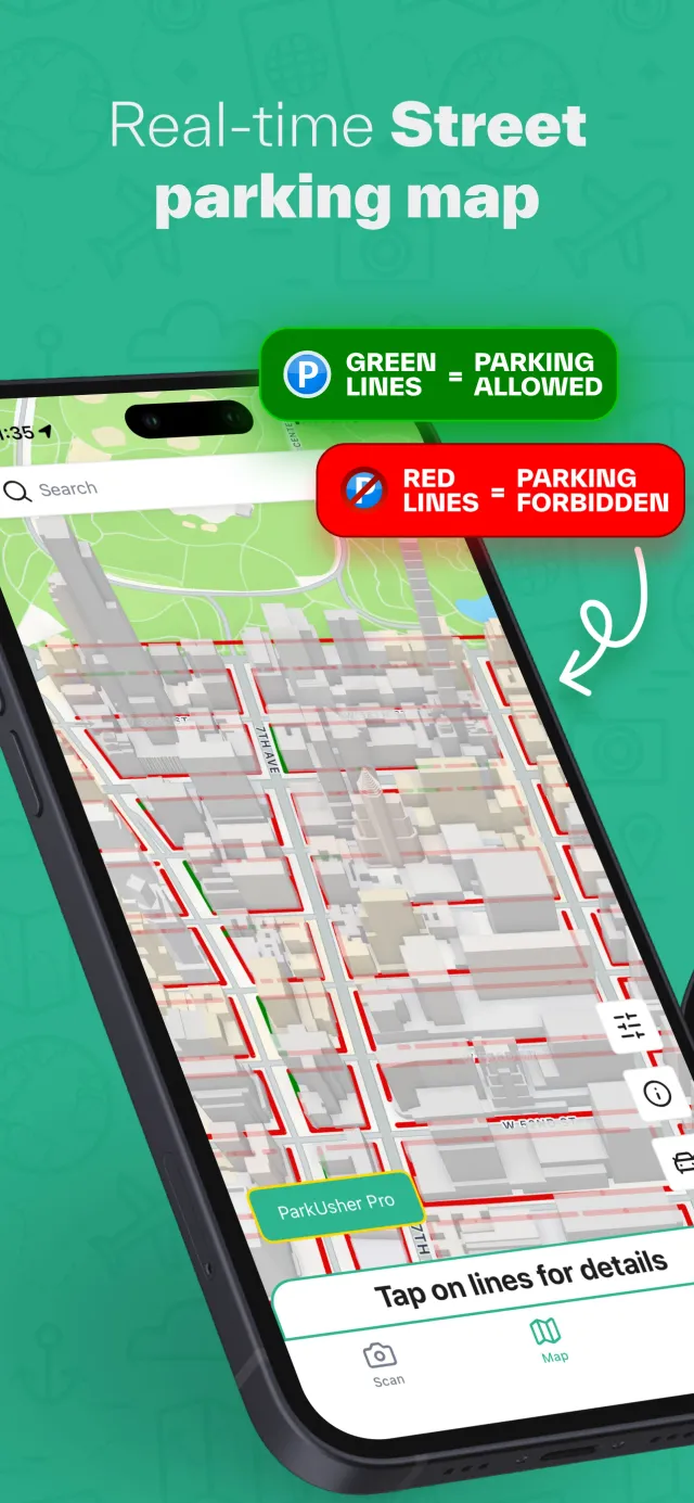 ParkUsher: Find Parking Easily - Screen 1