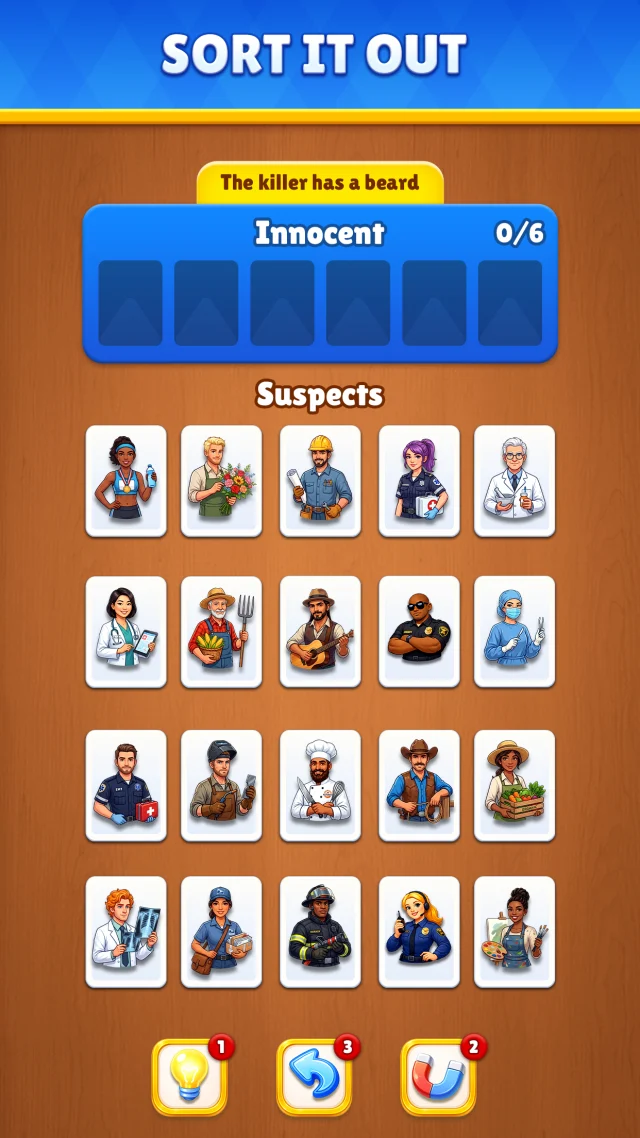 Category Sort - Screen 2