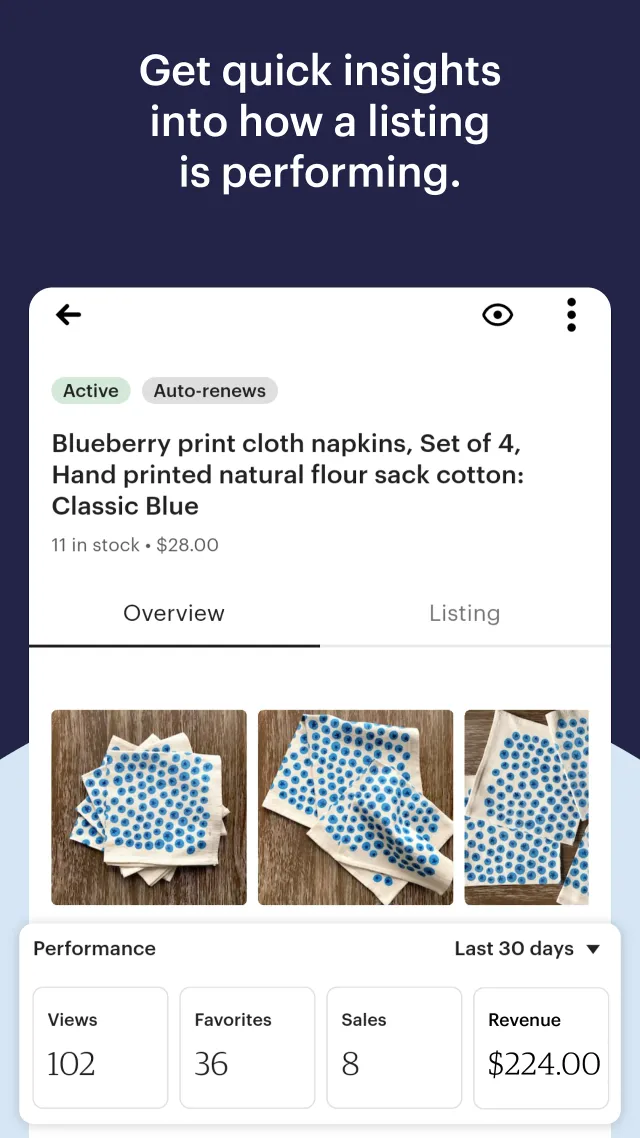 Etsy Seller: Manage Your Shop - Screen 6