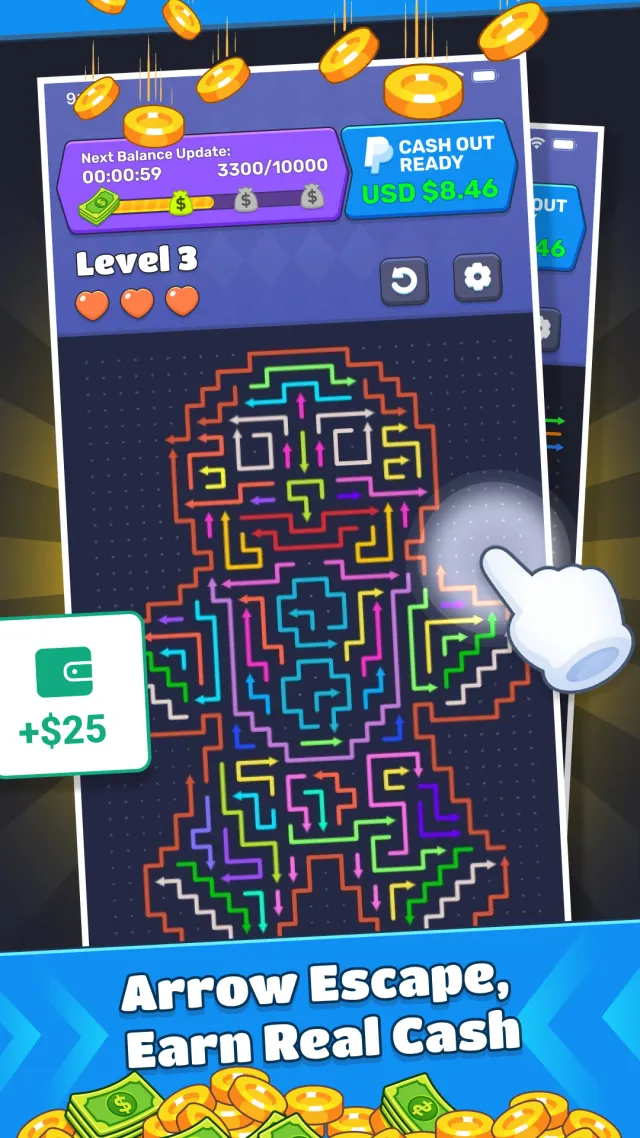 Arrow Cash: Tap Earn Money - Screen 1